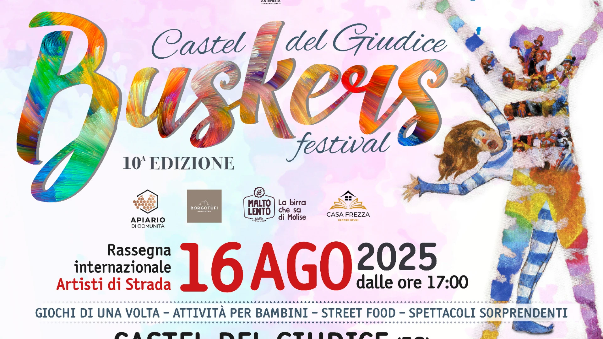 10 anni di magia  con il CastelDelGiudice Buskers Festival